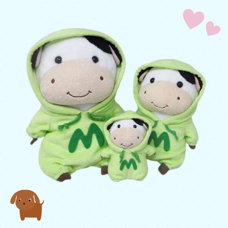 green cow plush